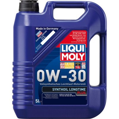 Синтетическое моторное масло LIQUI MOLY Synthoil Longtime Plus 0W-30 SJ/CF;A5/B5 1151