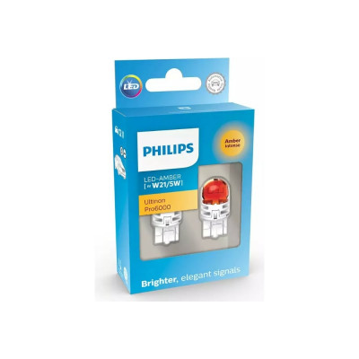 Автолампа PHILIPS W21/5W, W3х16q 11066AU60X2
