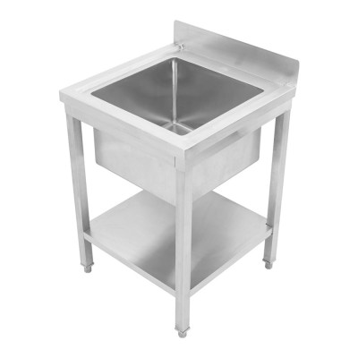 Viatto Commercial Ванна моечная с бортом нерж.va-std145a 600x600x850 мм 167490
