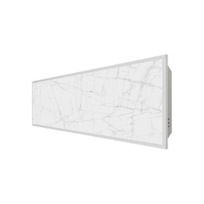 STOUT Отопительная панель WHITE STONE SCT 120x30 белый гранит / белый корпус SCT-00WW-012030 RG0093A6SV1070