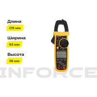 Inforce Клещи токоизмерительные цифровые с автодиапазоном 01-05-13