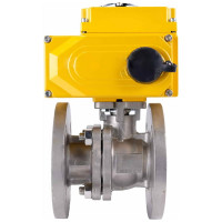 Шаровой кран DN.ru КШФП.316.200 Ду50 Ру40 с электроприводом QT-008 24В D160-02087