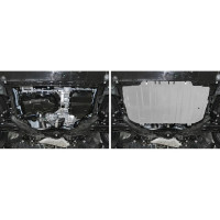 Защита картера и КПП Rival для Mazda 3 III BM V - 1.5; 1.6; 2.0 2013-2018/Mazda 6 III 333.3825.1