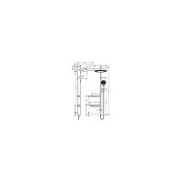 Душевая стойка Hansgrohe 26842700 Rainfinity Showerpipe 360, скрытого монтажа 26840180 00057862