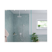 Душевая штанга Hansgrohe 28631700 Unica S Puro 90 см со шлангом, матовый белый 00059271
