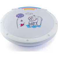 Настенно-потолочный светодиодный детский светильник Лючия Зайка-знайка SLC-148-2K 24W d400мм 4606400511533