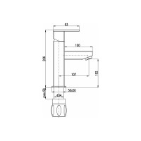 Смеситель для раковины RavSlezak LOIRA LR528.5