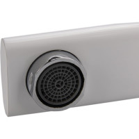 Смеситель для кухни Ekko с гайкой, белый E49301