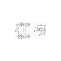 Смеситель для душа RavSlezak MORAVA RETRO MK580.5SM