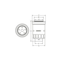 Фильтр топливный SCT ST322
