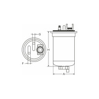 Фильтр топливный SCT ST325
