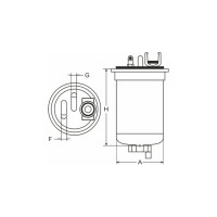 Фильтр топливный SCT ST6070