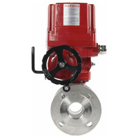 Шаровой кран DN.ru КШФП.316.200 Ду50 Ру40 с электроприводом EX-010 220В D160-02089