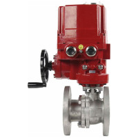 Шаровой кран DN.ru КШФП.316.200 Ду50 Ру40 с электроприводом EX-010 220В D160-02089