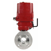 Шаровой кран DN.ru КШФП.316.200 Ду50 Ру40 с электроприводом EX-010 220В D160-02089