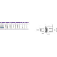 Быстрый разъем 14/A OMNI (2 шт; 10 мм; штуцер - автозажим шланг) ANI AH023502AN