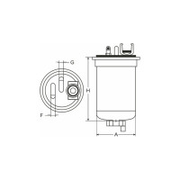 Фильтр топливный SCT ST775