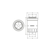 Фильтр топливный SCT ST6125