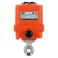Кран шаровой DN.ru КШМП.316.230-ISO Ду25 Ру63 с электроприводом QT-003-MINI 220В D160-07641