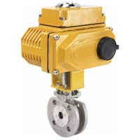 Шаровой кран DN.ru КШмФП.316.200 Ду50 Ру16 электропривод QT-008 24В D160-01828