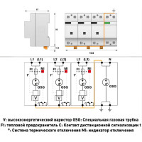 Устройство защиты от импульсных перенапряжений CITEL УЗИП тип 1+2+3 DS254VG-300/G 2756