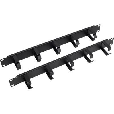 Кабельный органайзер FLAMES OK 400 19 1U 5 колец 2 шт 3304.00.00