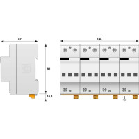 Устройство защиты от импульсных перенапряжений Citel УЗИП тип 1+2 DS254E-300 3371