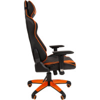 Игровое кресло CHAIRMAN game 44 черно-оранжевый 00-07073779