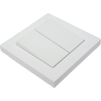 2-клавишный выключатель Systeme Electric AtlasDesign Жемчуг сх.5, 10АХ, в сборе SE ATN000452