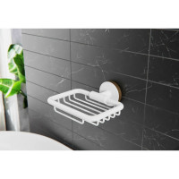 Мыльница для ванной Fora LORD решетчатая, белый FOR-LORD040WT
