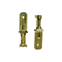 Плоская заглушка BERNER 4103 6.3x0.8 12025