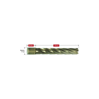 Сверло корончатое GOLD-LINE (32x110 мм; Weldon 19; HSS-XE) Karnasch 19 20.1280U-032