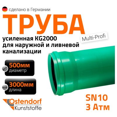 Труба Ostendorf KG2000EM 500x3000 мм 771070