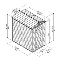 Хозблок Palram SKYLIGHT SHED 4FT(4-6) 702300