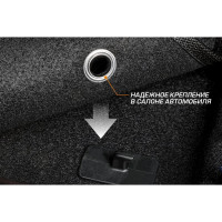 Текстильные коврики в салон AutoFlex Business для Kia Cerato IV SD 2018-н.в., 5 ч. 5280701