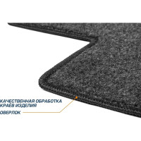 Текстильные коврики в салон AutoFlex Standard для Volkswagen Polo Фольксваген Поло V SD 2010-2020 г.в. 4580101