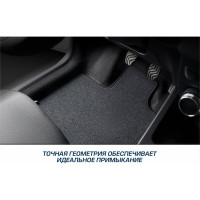 Текстильные коврики в салон AutoFlex Standard для Volkswagen Polo Фольксваген Поло V SD 2010-2020 г.в. 4580101