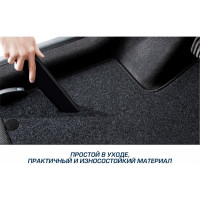 Текстильные коврики в салон AutoFlex Standard для Volkswagen Polo Фольксваген Поло V SD 2010-2020 г.в. 4580101