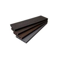 Террасная доска Некст 3 м. Экодекинг, цвет Венге, 4687202238057