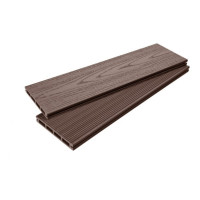 Террасная доска Некст 4 м. Экодекинг, цвет Шоколад, 4687202238040