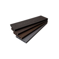 Террасная доска Некст 4 м. Экодекинг, цвет Шоколад, 4687202238040