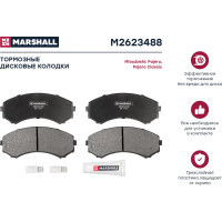 Колодки тормозные дисковые передние Mitsubishi Pajero IV 07-/Pajero Classic MARSHALL M2623488