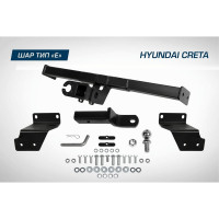 Фаркоп под квадрат Hyundai Creta I/II 2016- (шар E; 1300/75 кг) BERG F.2312.003