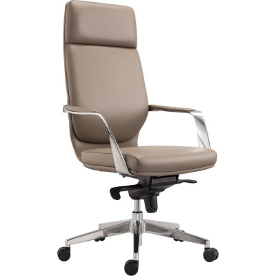 Офисное кресло BRABIX PREMIUM Resonance EX-755, мультиблок, алюминий, экокожа, бежевое 532488