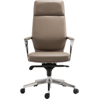 Офисное кресло BRABIX PREMIUM Resonance EX-755, мультиблок, алюминий, экокожа, бежевое 532488