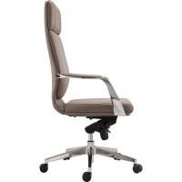 Офисное кресло BRABIX PREMIUM Resonance EX-755, мультиблок, алюминий, экокожа, бежевое 532488