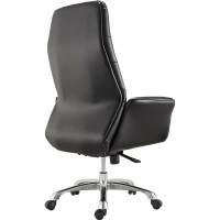 Офисное кресло BRABIX PREMIUM Legacy EX-750, синхромеханизм, алюминий, экокожа, черное 532492