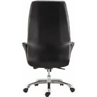 Офисное кресло BRABIX PREMIUM Legacy EX-750, синхромеханизм, алюминий, экокожа, черное 532492