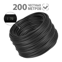 Провод TDM ELECTRIC ПуВ ПВ-1 1х6,0 ГОСТ 200м, черный SQ0124-0240
