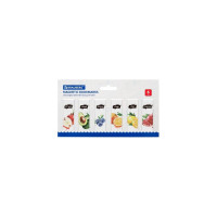 Магнитные закладки для книг BRAUBERG FRUITS набор 12 шт, 60x20 мм 113173